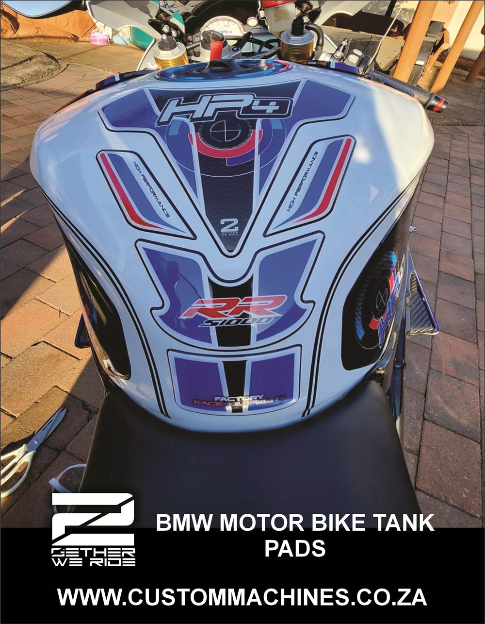 BMW F 750 Tank Pad -K53 Learners Test